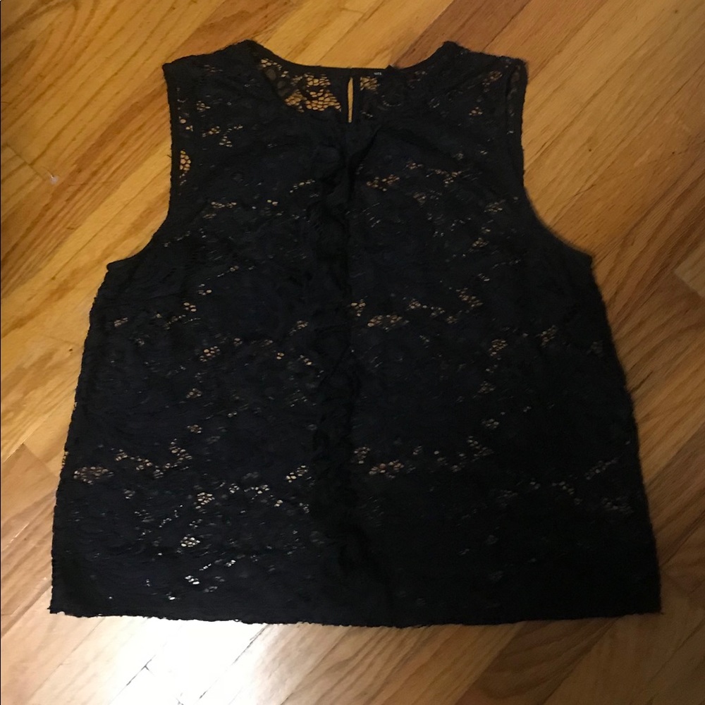 Who What Wear Lace Shell